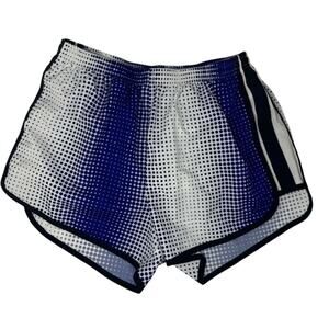 Nike Dri-Fit Shorts Women's Medium Blue Polka Dot Built in Underwear